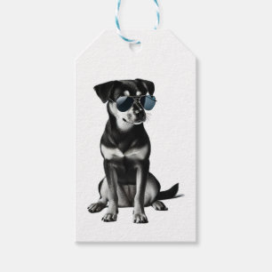 Cool Dog with Sunglasses Gift Tags