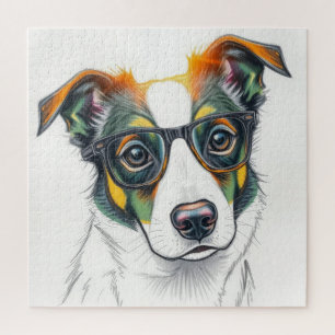 Cool Dog with Sunglasses Jigsaw Puzzle