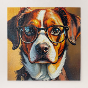 Cool Dog with Sunglasses Jigsaw Puzzle