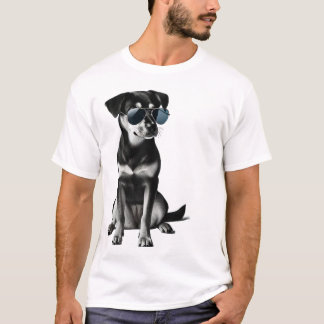 Cool Dog with Sunglasses T-Shirt