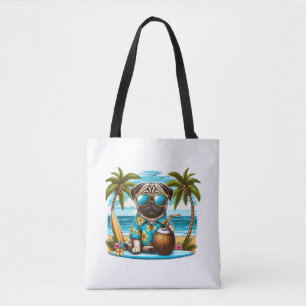 Cool Dogzz a cool pug with sunglasses Classic T-Sh Tote Bag