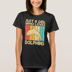 Cool Dolphin For Girls Mum Ocean Animal Dolphin T-Shirt