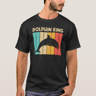 Cool Dolphin For Men Dad Dolphins Beluga Whale Sea T-Shirt