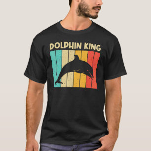 Cool Dolphin For Men Dad Dolphins Beluga Whale Sea T-Shirt