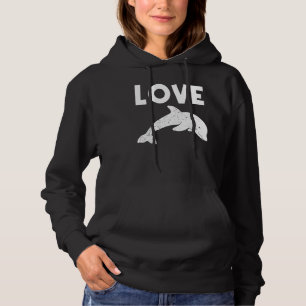 Cool Dolphin For Men Women Bottlenose Dolphin Anim Hoodie