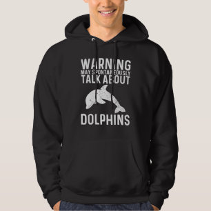 Cool Dolphin For Men Women Bottlenose Dolphin Anim Hoodie