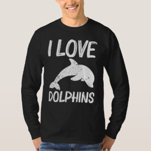 Cool Dolphin For Men Women Bottlenose Dolphin Anim T-Shirt