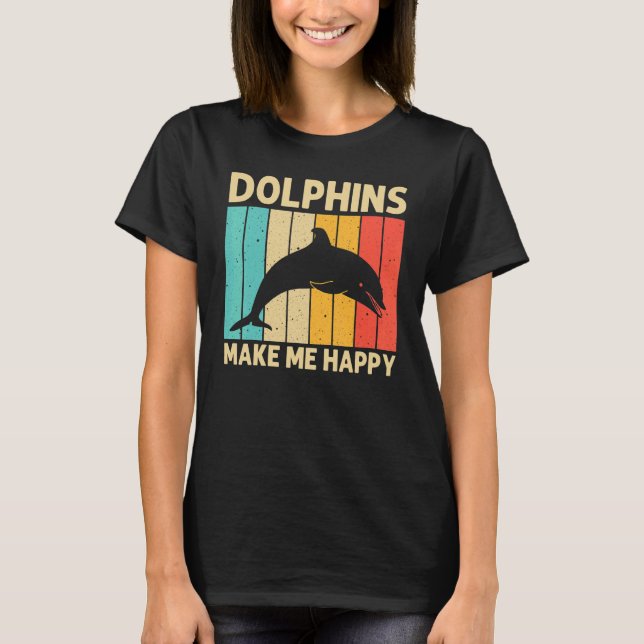 Cool Dolphin For Men Women Dolphins Beluga Whale S T-Shirt (Front)