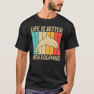 Cool Dolphin For Men Women Ocean Animal Dolphin T-Shirt