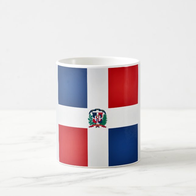 Cool Dominican Republic Flag Coffee Mug (Center)