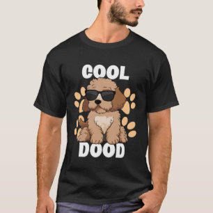 Cool Dood Labradoodle Sunglasses Paw Print for Doo T-Shirt