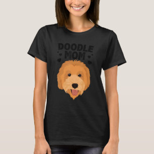 Cool Doodle Mum For Women Girls Mama Golden Doodle T-Shirt