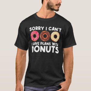 Cool Doughnut Art For Men Women Sugar Glazed Choco T-Shirt