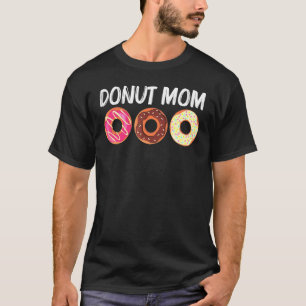 Cool Doughnut Art For Mum Mama Sugar Glazed Chocol T-Shirt