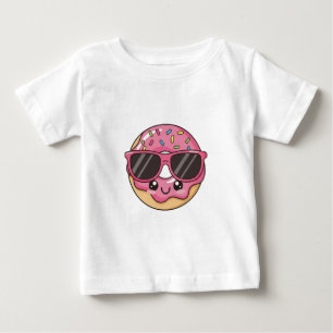 Cool Doughnut with Sunglasses Baby T-Shirt