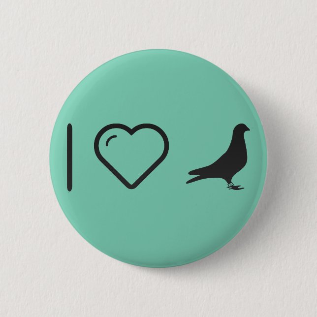 Cool Doves 6 Cm Round Badge (Front)
