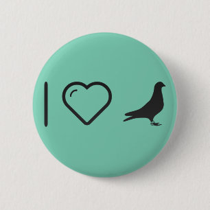 Cool Doves 6 Cm Round Badge