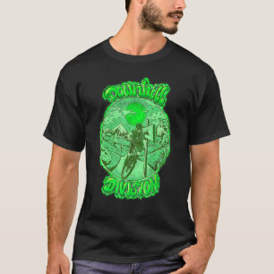Cool Down Hill Mountain Bike Design for Hardcore C T-Shirt