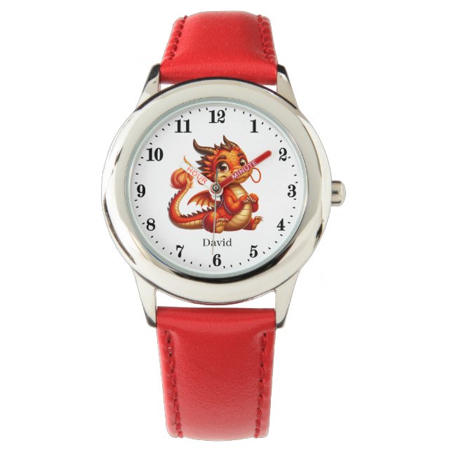 Cool Dragon add name Watch (Front)