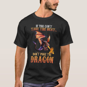 Cool Dragon Flame Spewing Flying Mythical Creature T-Shirt