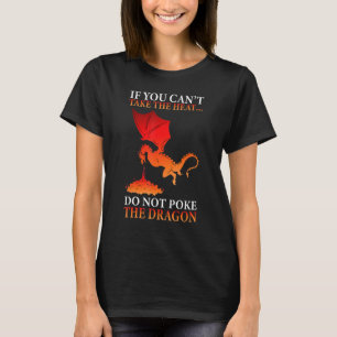 Cool Dragon Flame Spewing Flying Mythical Creature T-Shirt