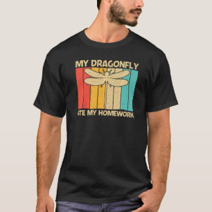 Cool Dragonfly For Kids Boys Entomology Insect T-Shirt