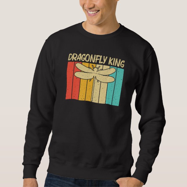 Cool Dragonfly For Men Boys Entomology Insect Sweatshirt (Front)