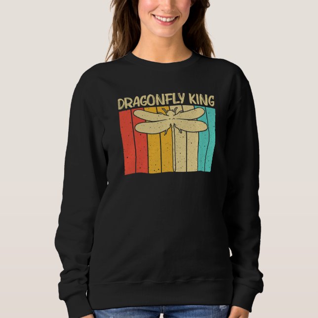 Cool Dragonfly For Men Boys Entomology Insect Sweatshirt (Front)
