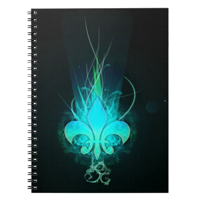 cool draw flower lis notebook (Front)