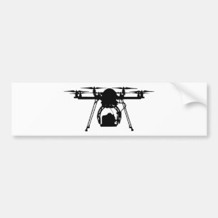 Cool Drone Bro Bumper Sticker