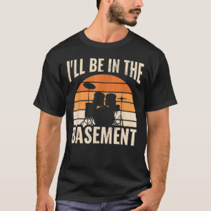 Cool Drumming Design For Men Women Drum Set Drummi T-Shirt