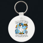 Cool Duck Back To School Shirt Funny Kids First Da Key Ring<br><div class="desc">Cool Duck Back To School Shirt Funny Kids First Day Graphic</div>