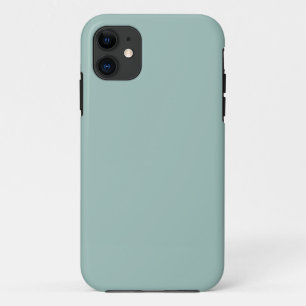 Cool Duck egg blue - add own text, image, design iPhone 11 Case