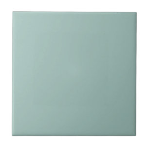 Cool Duck egg blue - add own text, image, design Tile