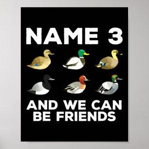 Cool Duck Hunting Design For Men Women Wildlife Du Poster