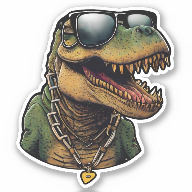 Cool Dude, Sunglasses T-Rex  (Front)