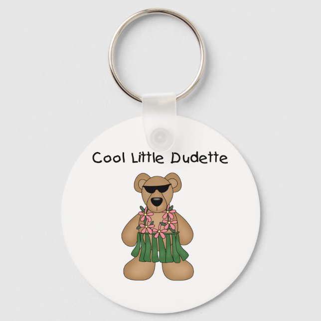 Cool Dudette Key Ring (Front)