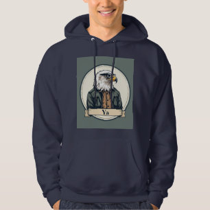 "Cool Eagle Graphic Hoodie - 'Ya' Streetwear Style
