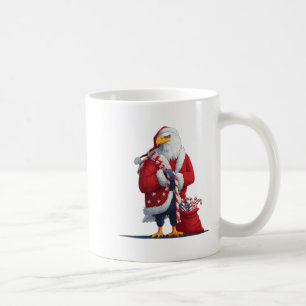 Cool Eagle In Xmas Mood For A Nice Usa Look  Coffee Mug