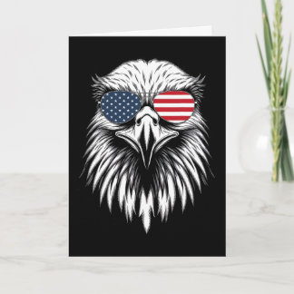 Cool Eagle Us American Flag 4th Of July For Men Wo Card