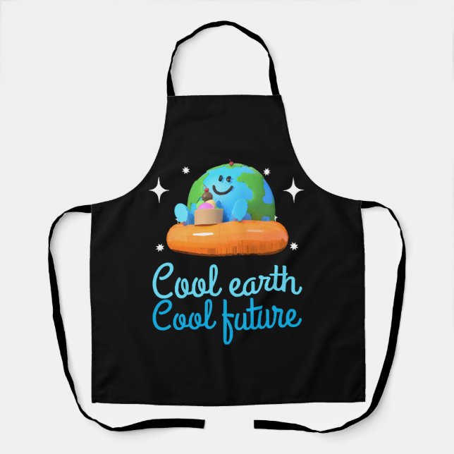 Cool earth, Cool future - Earth Apron (Front)