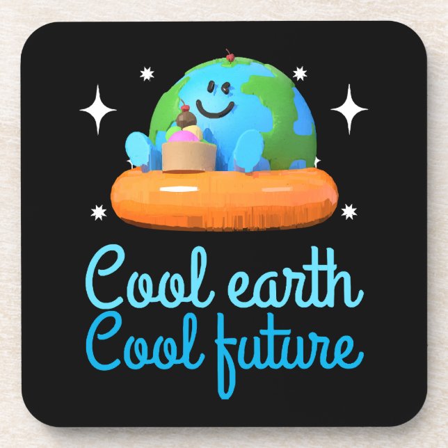 Cool earth, Cool future - Earth Coaster (Front)