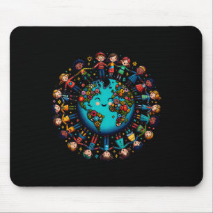 Cool Earth Day Children Fight Climate Change  Mouse Pad
