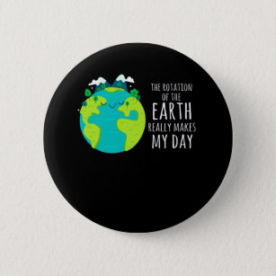 Cool Earth Day Funny Planet Humour Environmental 6 Cm Round Badge