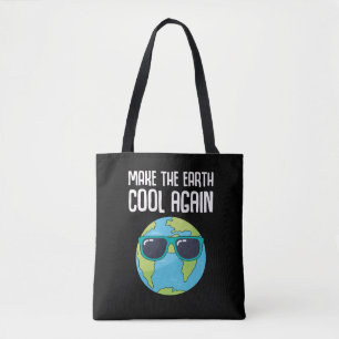 Cool Earth Day Planet Save Environment Tote Bag