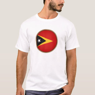 Cool East TimorFlag Seal T-Shirt