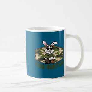 Cool easter bunny egg hunter camo military funny coffee mug