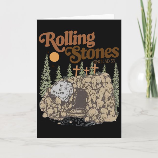 Cool Easter Bunny Face With Sungles  Card (Front)