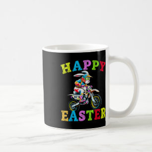 Cool Easter Bunny Motorcycle Happy Easter Day, Bik Coffee Mug