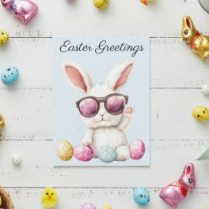 Cool Easter Bunny  Postcard